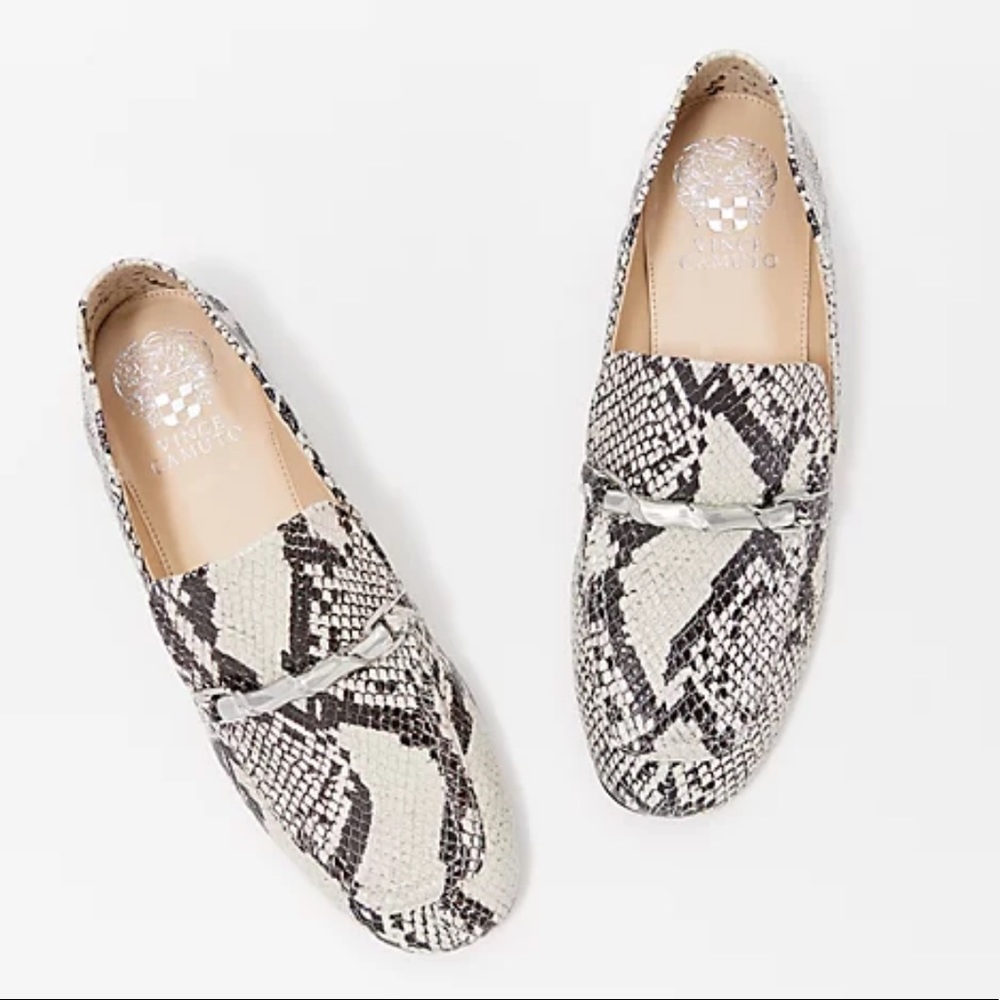 Vince Camuto Leather Slip-On Loafers - Perenna 9.5